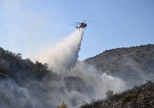 Incendies sur l'île de Salamine, près d'Athènes : deux morts