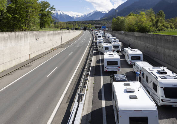 Valais: une seule aire d'accueil de transit pour les gens du voyage