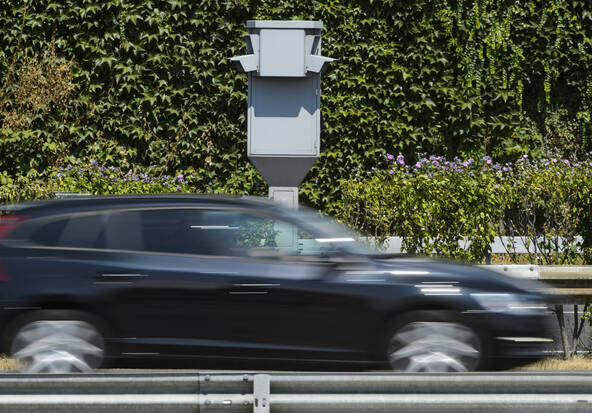 Sur l'autoroute A1 à Morges, un radar flashe plus de 10'000 fois