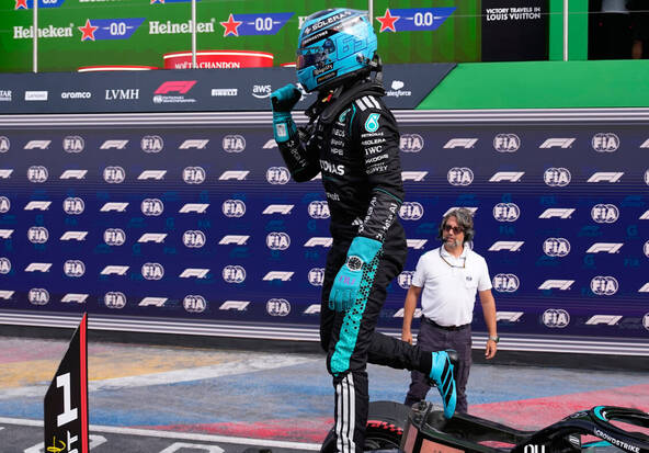 Russell décroche la pole du sprint à Zandvoort