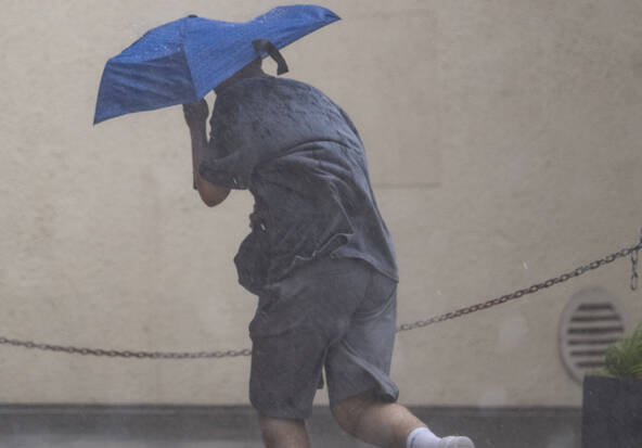 Violentes pluies en Espagne: au moins sept blessés