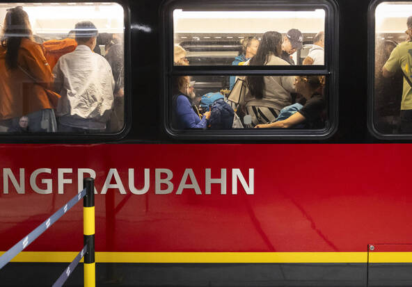 Jungfraubahn affecté par l'absence des touristes asiatiques