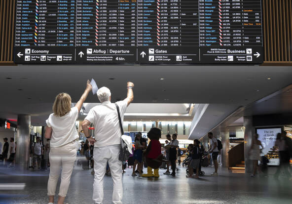 L'aéroport de Zurich annule des vols en raison d'un orage