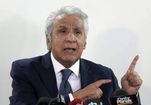 Equateur: l'ancien président Moreno condamné à cinq ans de prison