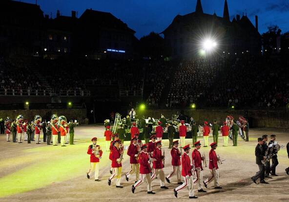 « Ranz des vaches » et show aérien pour la 20e d'Avenches Tattoo
