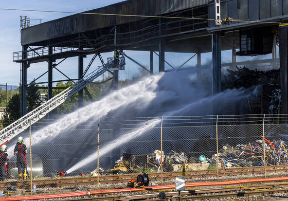Incendie stabilisé à Ecublens (VD) et causes pas encore établies