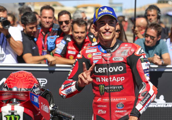 Marc Marquez remporte la course sprint en Aragon