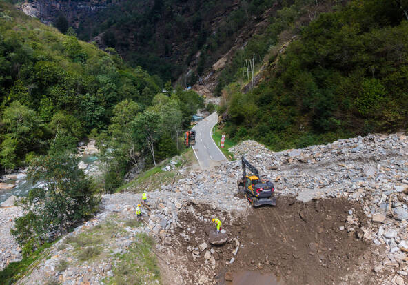 Le nord du Val Calanca (GR) à nouveau accessible dès mercredi soir
