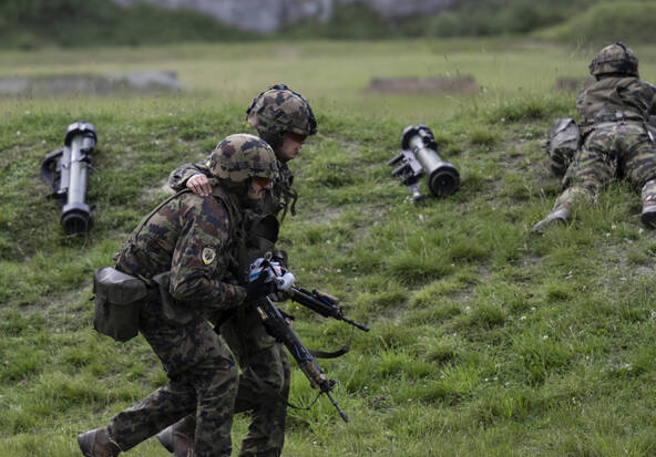 Les militaires suisses en moins bonne forme physique
