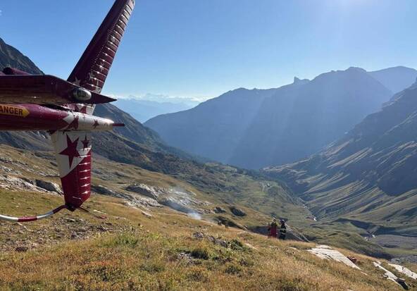 Trois morts dans le crash d'un avion à Loèche-les-Bains (VS)