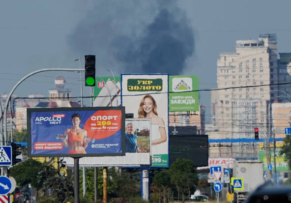 Au moins trois morts lors d'une frappe russe sur Kiev