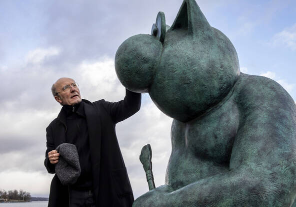 BD: Geluck relance son musée du Chat à Bruxelles