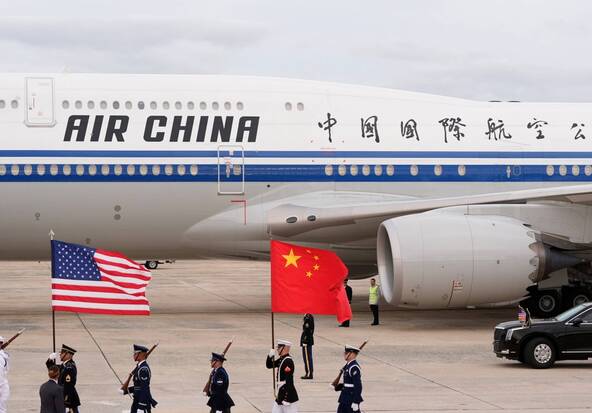 Rencontre: le président chinois Xi est arrivé aux Etats-Unis