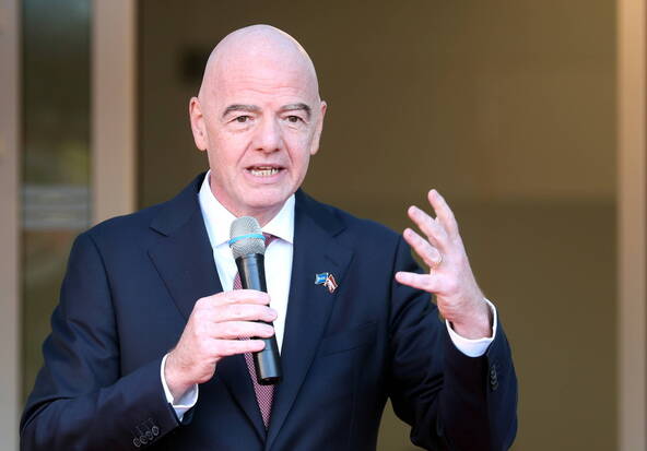 L'ASF retire son soutien au président de la FIFA Gianni Infantino