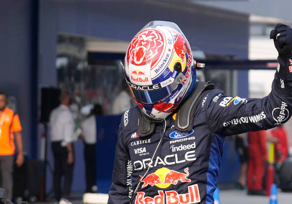 Première pole pour Max Verstappen