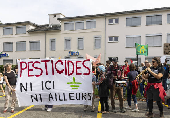 Monthey: journée d'action contre l'entreprise Syngenta