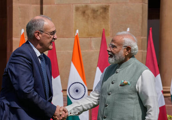 Guy Parmelin en Inde: pour un accord protégeant les investissements