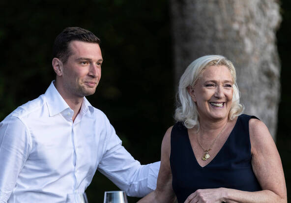 France: Marine Le Pen maintient sa confiance en Jordan Bardella