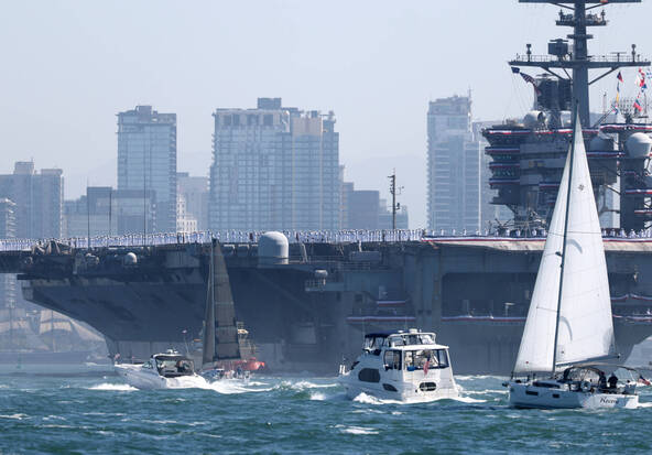 Le porte-avions Abraham Lincoln de retour aux Etats-Unis