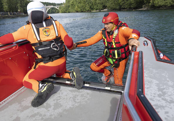 Le SIS porte plainte à Genève après le vol d'un bateau de secours