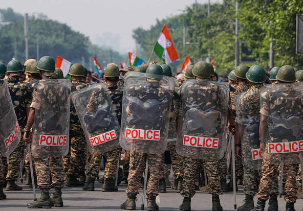 Inde: des milliers de manifestants à New Delhi