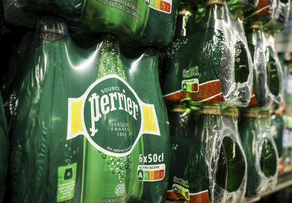 Eaux minérales: Nestlé a payé 2 millions d'euros d'amende