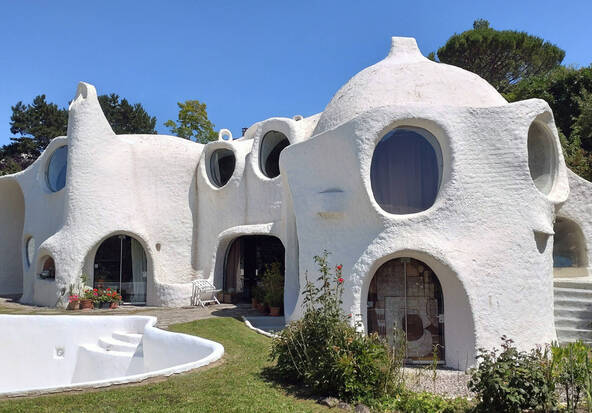 Une villa d'Anières (GE) toute en rondeurs inscrite à l'inventaire