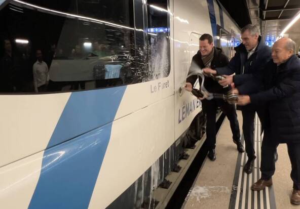 Le Léman Express va relier directement Annemasse à l'aéroport