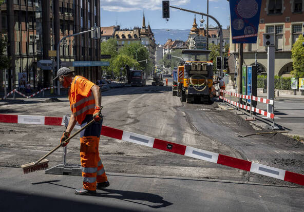 Travail extérieur et au soleil banni après 13h00 dès lundi à Genève