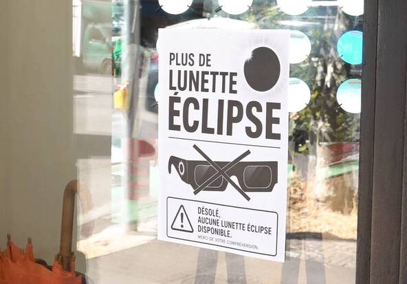 Cherche lunettes spéciales éclipses désespérément