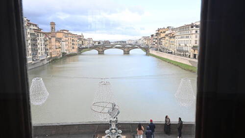 Florence: le passage secret des Médicis sur le fleuve Arno rouvre