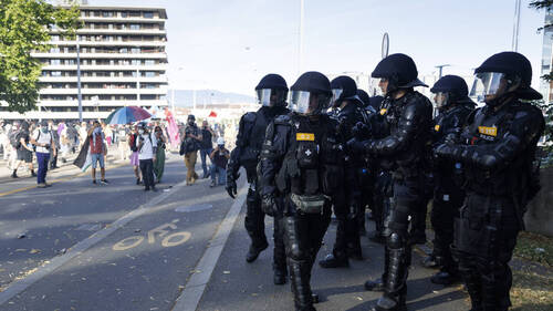Nasse après la manif No G7: le début était licite, selon le canton