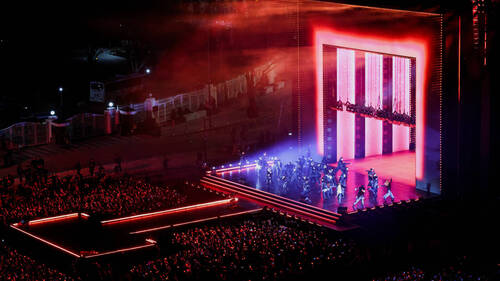 Gigantesque concert de retour des rois de la K-pop BTS à Séoul