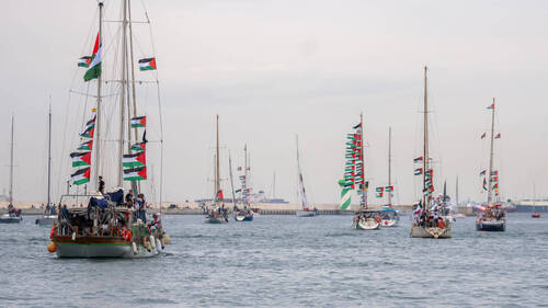 La "flottille pour Gaza" interceptée par Israël et envoyée en Grèce