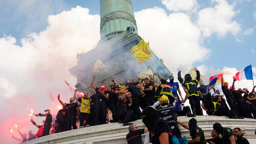 Journée de grève dans la fonction publique, blocus des lycées