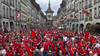 14'000 supporters défilent en ville de Berne