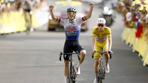 Evenepoel enlève la 15e étape, Vingegaard abandonne