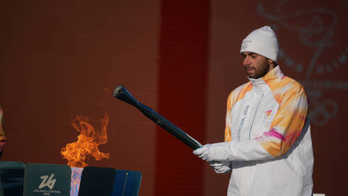 Le relais de la flamme olympique a débuté à Rome