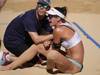 Pas de bronze, Joana Heidrich se blesse