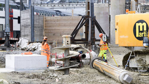L'extension de la gare de Berne accuse un retard de deux ans