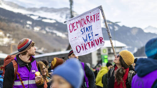 Trump donne un coup de pouce à la manifestation contre le WEF