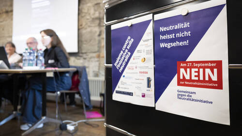 Neutralité: une alliance de la société civile contre l'initiative