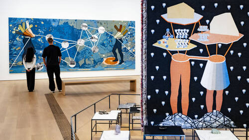 Les rêves terrestres et colorés d'Otobong Nkanga exposés au MCBA