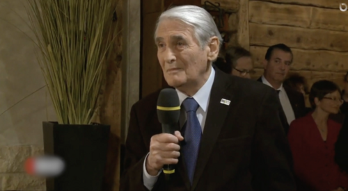 Carlo Lamprecht, lors d'une émission spéciale de Léman Bleu, le 12 mars 2015
