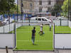 La Ville de Genève transforme un parking en terrain de sport