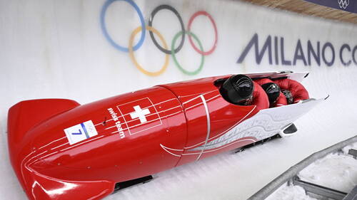 Le bob à quatre de Michael Vogt en bronze