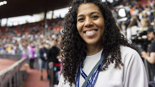 Mujinga Kambundji a donné naissance à un petit garçon