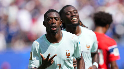 Dembelé offre la tête du groupe I à la France