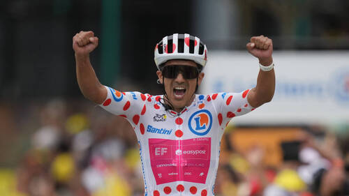 TdF: L'étape-reine pour Carapaz, Pogacar file vers un 5e sacre