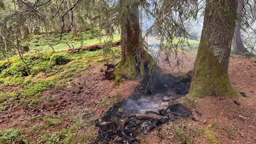 Début de feu de forêt éteint mercredi près d'Innerthal (SZ)